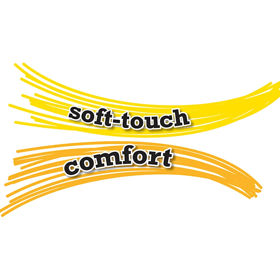BIC SoftFeel Retractable Ball Pens - Medium Pen Point - 1 mm Pen Point Size - Retractable - Blue - Blue Barrel - 36 / Box