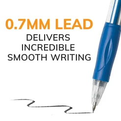 BIC® Velocity® Original Mechanical Pencils, 0.7 mm, Assorted Barrel Colors, Pack Of 5