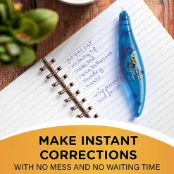 BIC Wite-Out Brand Exact Liner Correction Tape, 19.6 Feet, White, Fast, Clean and Easy to Use Tear-Resistant Tape,  4-Count