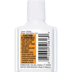 BIC Wite-Out Extra Coverage Correction Fluid, 20 mL Bottles, White, Pack Of 2