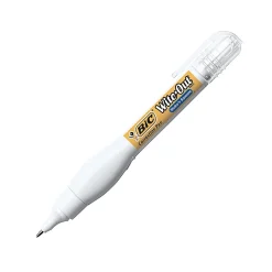 BIC Wite-Out Shake 'N Squeeze Correction Pen, 8 ml, White, Pack Of 2