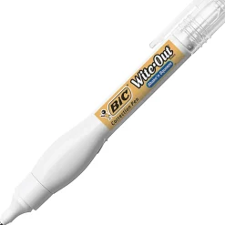 BIC Wite-Out Shake 'N Squeeze Correction Pen, 8 ml, Pack Of 4