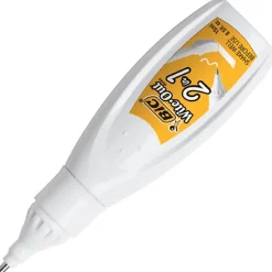BIC Wite-Out Wite Out 2-in1 Correction Fluid - Tip, Brush Applicator - 0.51 fl oz - White - Quick Drying - 1 Each