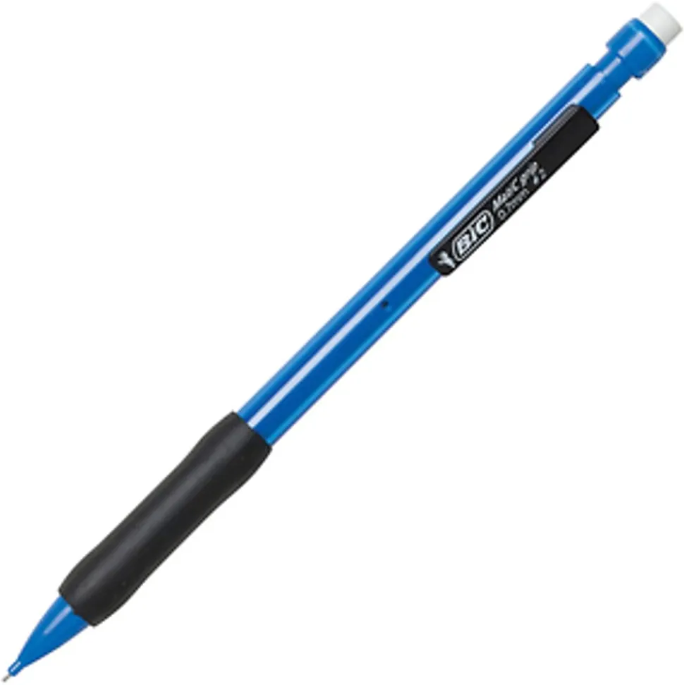 BIC Xtra Comfort Mechanical Pencils, 0.7 mm, Assorted Barrel Colors, Pack Of 6