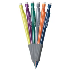 BIC Xtra Comfort Mechanical Pencils, Assorted Barrel Colors, 0.7 mm, Pack Of 12