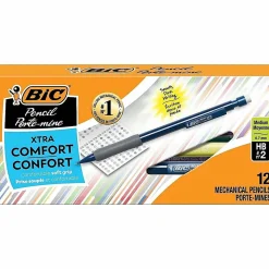 BIC Xtra Comfort Mechanical Pencils, Assorted Barrel Colors, 0.7 mm, Pack Of 12
