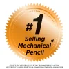 BIC Xtra-Life Mechanical Pencils, Medium Point, 0.7 mm, Clear Barrel, Pack Of 10