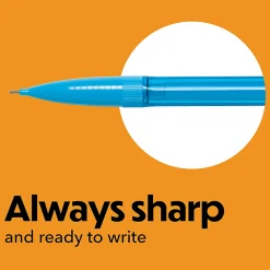 BIC Xtra Smooth Mechanical Pencils, Bright Edition, No. 2, Medium Point, 0.7 mm, Assorted Bright Barrels, Pack Of 40 Pencils