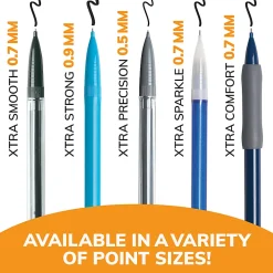 BIC Xtra Sparkle Mechanical Pencils, 0.7mm, #2 Lead, Assorted Barrel Color, Pack Of 24