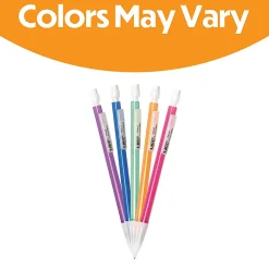 BIC Xtra Sparkle Mechanical Pencils, 0.7mm, #2 Lead, Assorted Barrel Color, Pack Of 24