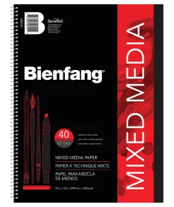 Bienfang® Mixed Media Pad, 40 Sheets, 9" x 12", White