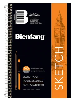 Bienfang® Sketchbook, 8 1/2" x 5 1/2", 100 Sheets (200 Pages), White