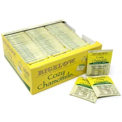 Bigelow Cozy Chamomile Tea Bags, 1.5 Oz, Box Of 100 Tea Bags