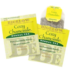 Bigelow Cozy Chamomile Tea Bags, 1.5 Oz, Box Of 100 Tea Bags