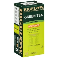 Bigelow® Decaffeinated Green Tea Bags, Box Of 28