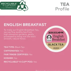 Bigelow® English Breakfast Tea Keurig Single-Serve K-Cup Pods, 96 Count (4 Boxes of 24)