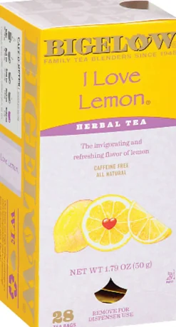 Bigelow® I Love Lemon Tea Bags, Box Of 28