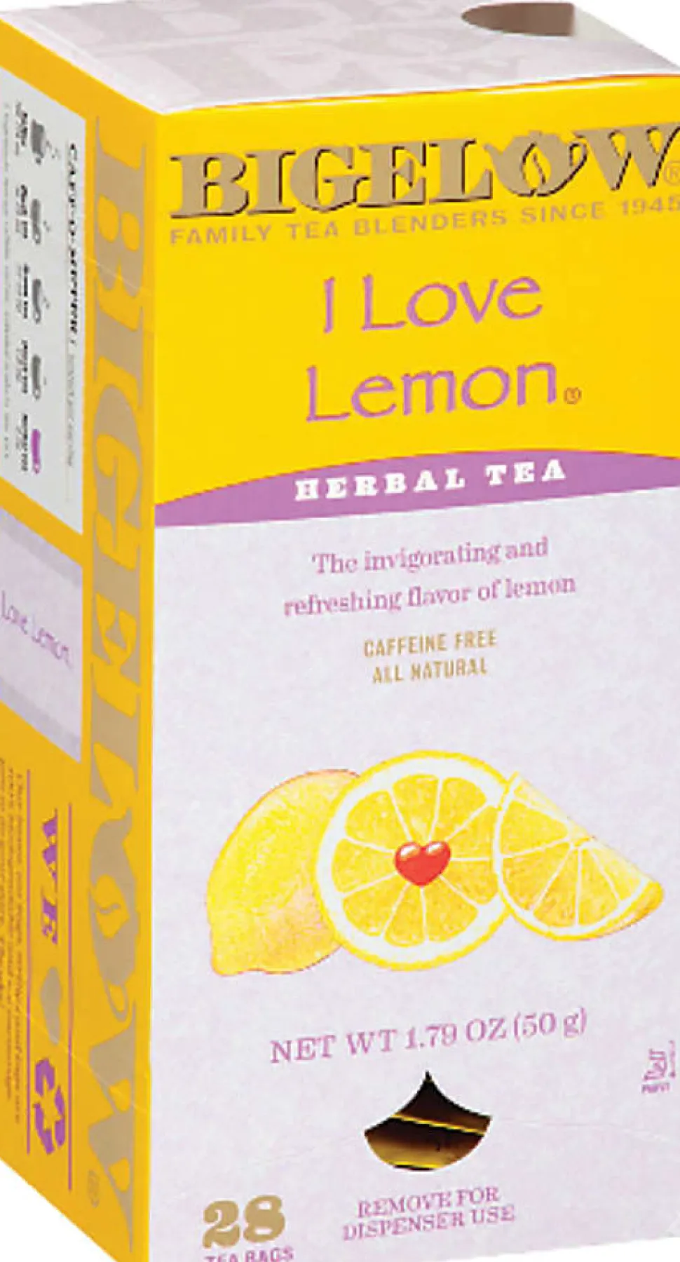 Bigelow® I Love Lemon Tea Bags, Box Of 28