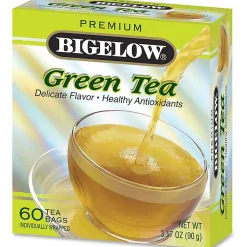 Bigelow® Premium Blend Green Tea Bags, Carton Of 60