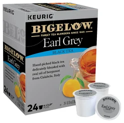 Bigelow® Single-Serve K-Cup® Pods, Earl Grey Tea, Box Of 24