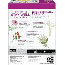 Bigelow Stay Well Herbal Tea Keurig Single Serve K-Cup Pods, 22 Pods Per Pack, Case Of 4 Packs