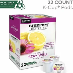 Bigelow® Tea Herbal Tea K-Cup - Herbal Tea - 22 K-Cup - 22 / Pack