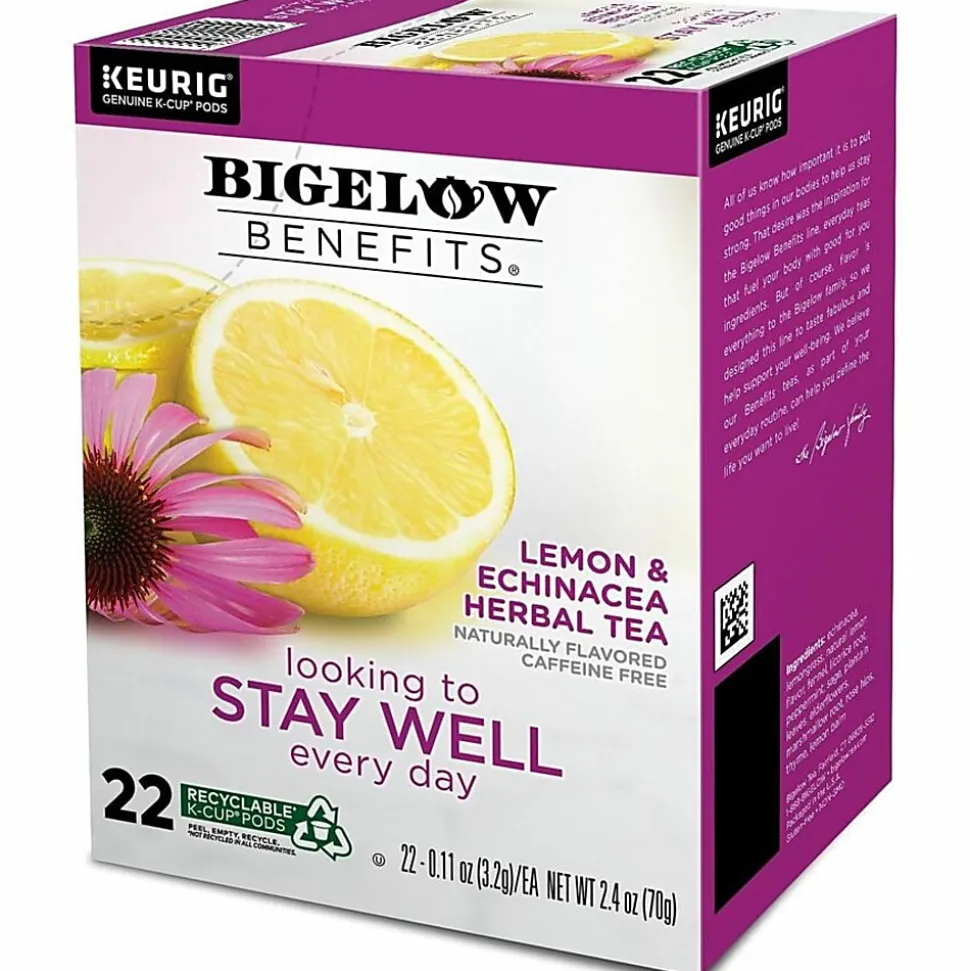 Bigelow® Tea Herbal Tea K-Cup - Herbal Tea - 22 K-Cup - 22 / Pack