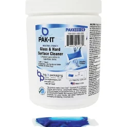 Big 3 Packaging PAK-IT Glass/Hard Surface Cleaner, Breeze Scent, Pack Of 20