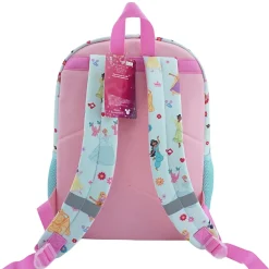 Bioworld Princess Backpack With Removable Coin Purse/Printed Water Bottle/Key Chain/Lunch Bag, Multicolor