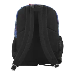 Bioworld Spiderman Backpack With Lunch Bag, Utility Case, Key Chain And Water Bottle, Multicolor