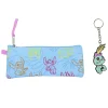 Bioworld Stitch Backpack With Lunch Bag/Key Chain/Water Bottle/Carabiner, Multicolor