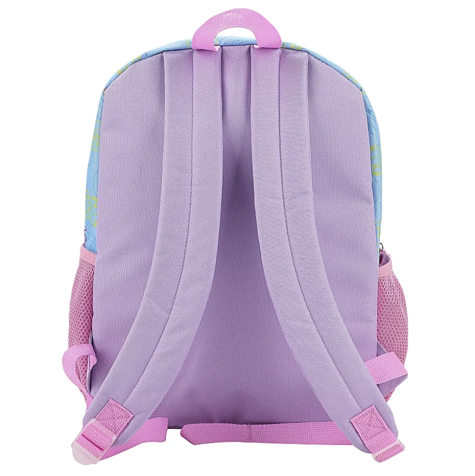 Bioworld Stitch Backpack With Lunch Bag/Key Chain/Water Bottle/Carabiner, Multicolor