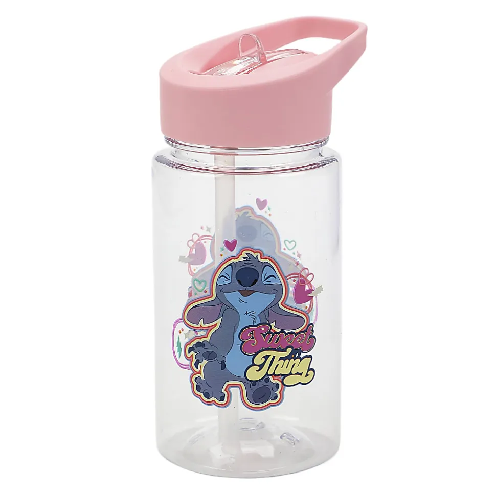 Bioworld Stitch Backpack With Lunch Bag/Key Chain/Water Bottle/Carabiner, Multicolor