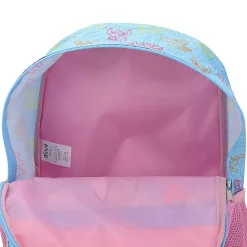 Bioworld Stitch Backpack With Lunch Bag/Key Chain/Water Bottle/Carabiner, Multicolor