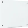 Bi-silque Magnetic Glass Dry Erase Board - 24" (2 ft) Width x 36" (3 ft) Height - White Glass Surface - Rectangle - Horizontal/Vertical - 1 Each