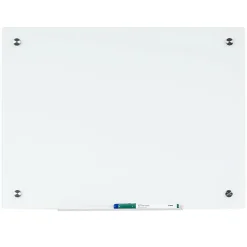 Bi-silque Magnetic Glass Dry Erase Board - 24