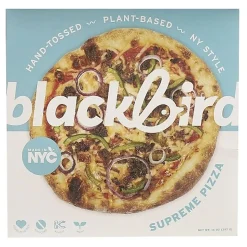 Blackbird Foods Plant-Based Supreme Pizzas, 14 Oz, Total Qty 3