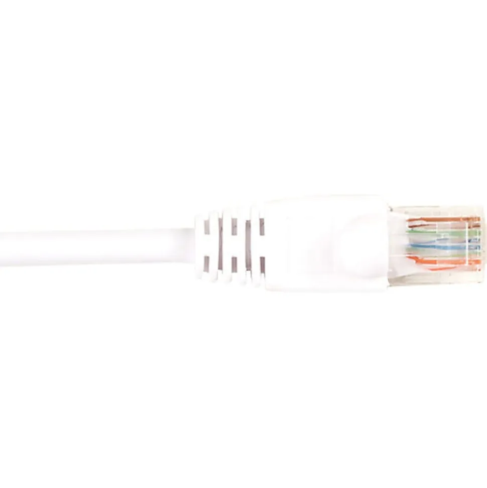 Black Box CAT6 Value Line Patch Cable, Stranded, White, 3-ft. (0.9-m)