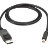 Black Box Mini DisplayPort to DisplayPort Cable, MM, 3-ft (0.9-m)
