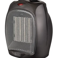 Black+Decker BHDC500B46 1500W Desktop Ceramic Heater, Black