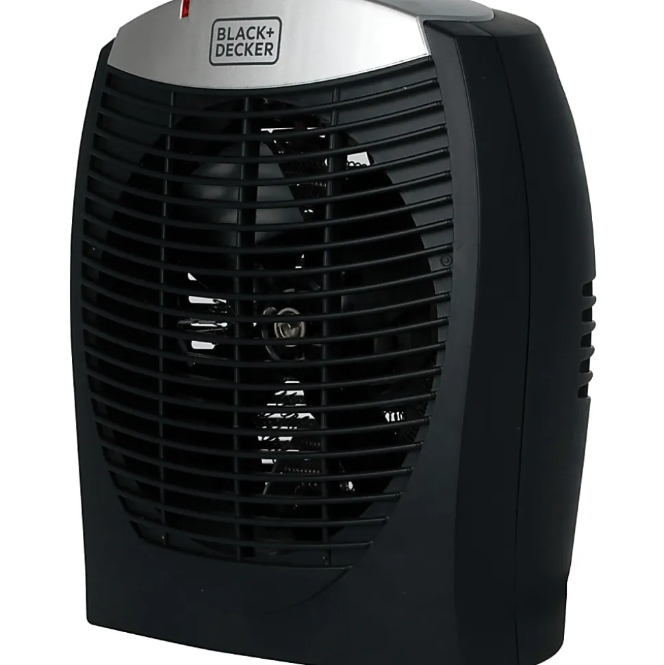 Black+Decker BHDE1706 1,500-Watt Electronic Heater Fan - Electric - Electric - 1500 W - 4 x Heat Settings - 1500 W