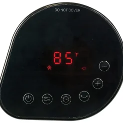 Black+Decker BHVHC15 1500-Watt Ceramic Heater, 21-3/4”H x 6-5/16”W x 6-13/16”D, Black