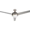 Black+Decker 3-Bladed Remote Controllable Ceiling Fan, 52", Brushed Nickel, Total Qty 1