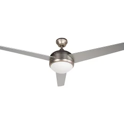 Black+Decker 3-Bladed Remote Controllable Ceiling Fan, 52", Brushed Nickel, Total Qty 1