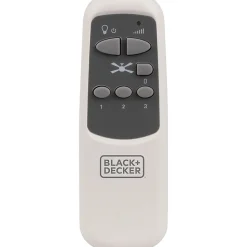 Black+Decker 3-Bladed Remote Controllable Ceiling Fan, 52", Brushed Nickel, Total Qty 1