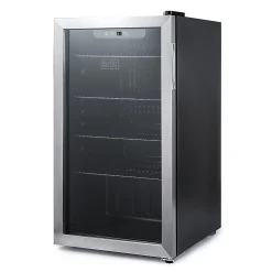 Black+Decker 3.3 Cu. Ft. Beverage Cooler, Black