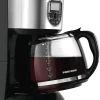 Black+Decker 12-Cup Programmable Coffee Maker, Black/Silver