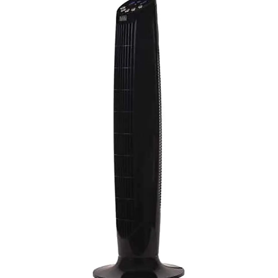 Black+Decker 36 In. Digital Tower Fan With Remote - 3 Speed - Oscillating, Timer-off Function - 35.9" Height x 11.8" Width x 11.8" Depth