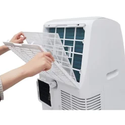 BLACK+DECKER Portable Air Conditioner 10,200 BTU DOE (14,000 BTU ASHRAE 128) with 12,000 BTU Heating for Rooms Up To 700 Sq. Ft., White
