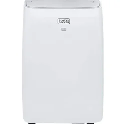 BLACK+DECKER Portable Air Conditioner 10,200 BTU DOE (14,000 BTU ASHRAE 128) with 12,000 BTU Heating for Rooms Up To 700 Sq. Ft., White